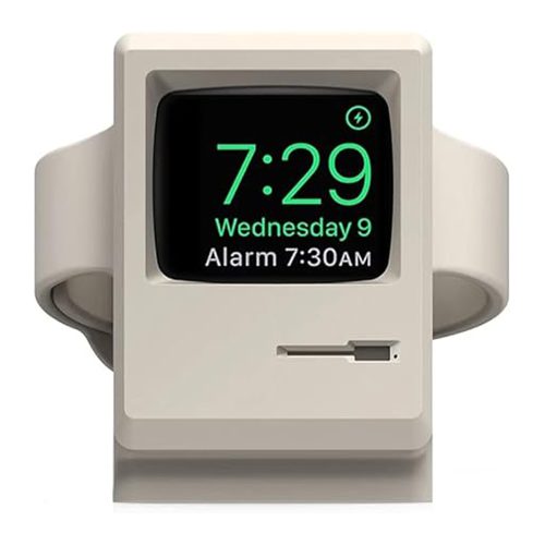 استند شارژ اپل واچ طرح مکینتاش Macintosh shaped iwatch stand